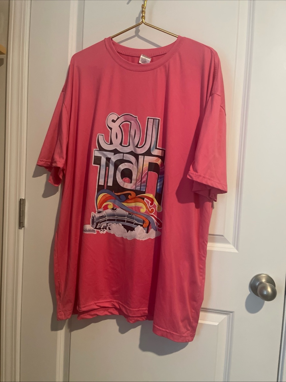 Mens 4XL Women’s 5XL Graphic 'Soul Train' Tee Short Sleeve 26P-P 33S-H